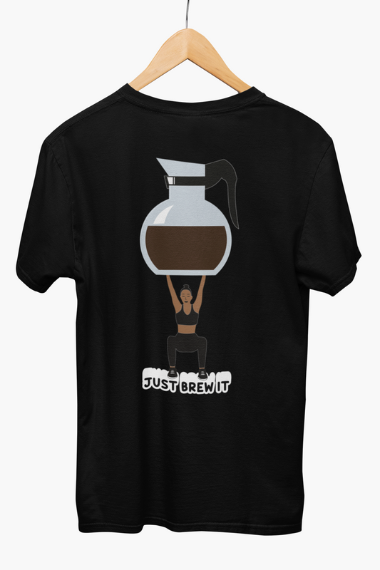 Just brew it | Oversized Shirt Rückendruck